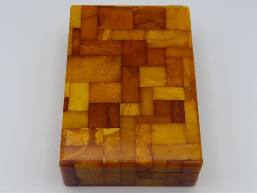baltic amber, amber, antique, amber Box, egg Yolk,Königsberg