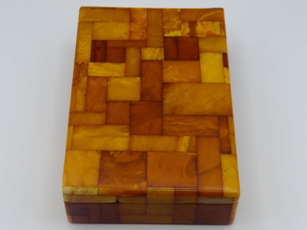 baltic amber, amber, antique, amber Box, egg Yolk,Königsberg