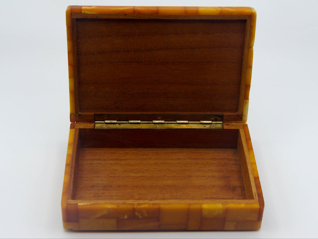 baltic amber, amber, antique, amber Box, egg Yolk,Königsberg