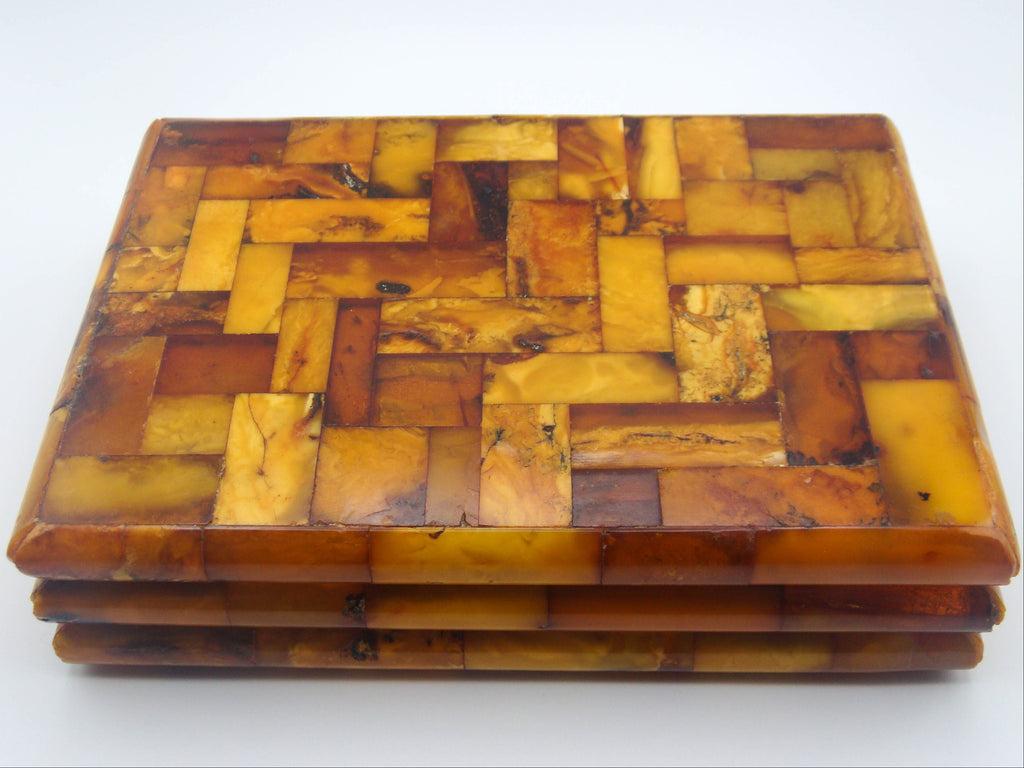 baltic amber, amber, antique, amber Box, egg Yolk,Königsberg