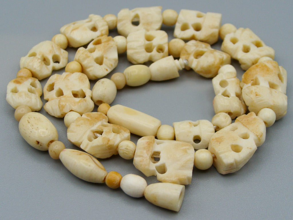 Antique Ivory, Natural Ivory, Ivory Necklace, Mediterranean Ivory, handcarved Ivory, Asien Ivory, Elephant Ivory
