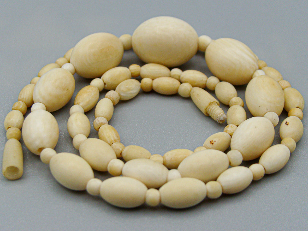 Antique Ivory, Natural Ivory, Ivory Necklace, Mediterranean Ivory, handcarved Ivory, Asien Ivory, Elephant Ivory