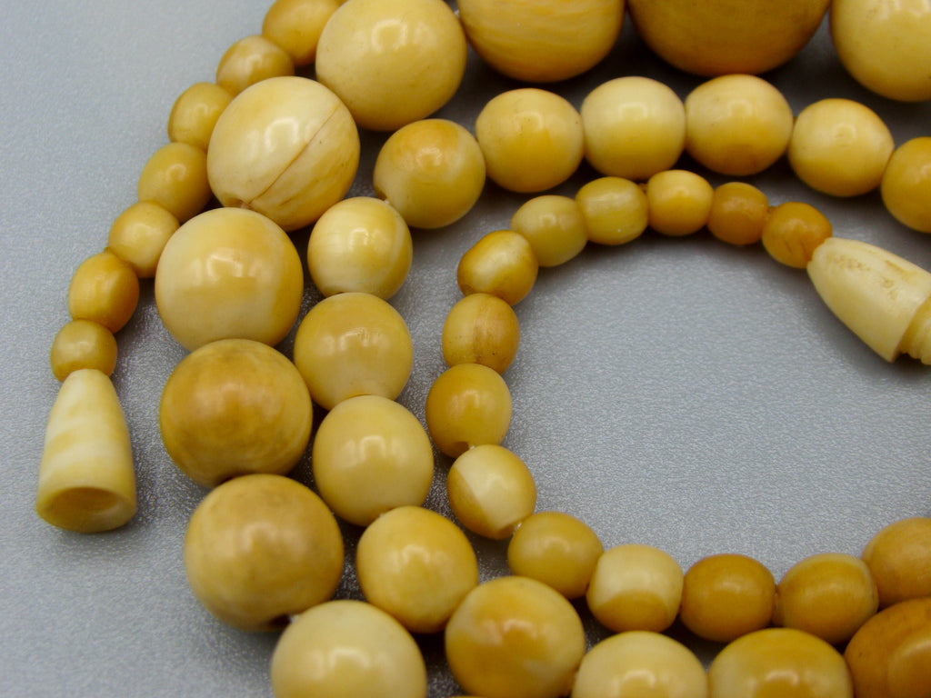 Antique Ivory, Natural Ivory, Ivory Necklace, Mediterranean Ivory, handcarved Ivory, Asien Ivory, Elephant Ivory, Ivory Chain