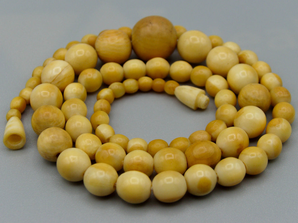 Antique Ivory, Natural Ivory, Ivory Necklace, Mediterranean Ivory, handcarved Ivory, Asien Ivory, Elephant Ivory, Ivory Chain