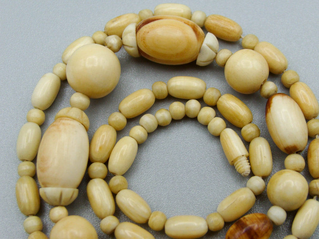 Antique Ivory, Natural Ivory, Ivory Necklace, Mediterranean Ivory, handcarved Ivory, Asien Ivory, Elephant Ivory, Ivory Chain