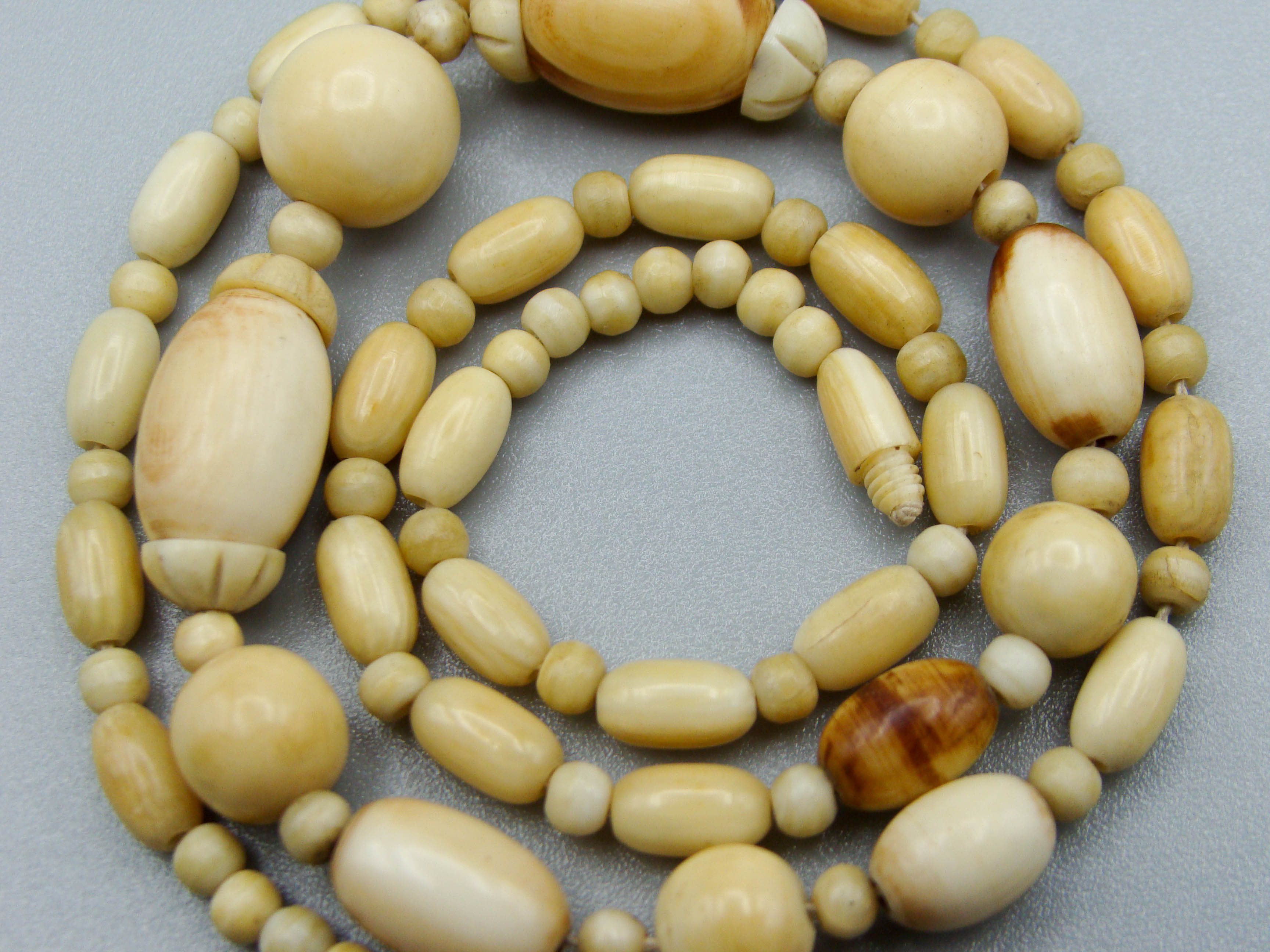 Antique Ivory, Natural Ivory, Ivory Necklace, Mediterranean Ivory, handcarved Ivory, Asien Ivory, Elephant Ivory, Ivory Chain