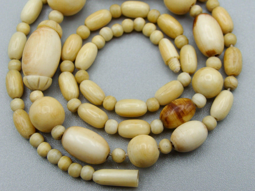 Antique Ivory, Natural Ivory, Ivory Necklace, Mediterranean Ivory, handcarved Ivory, Asien Ivory, Elephant Ivory, Ivory Chain