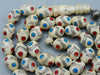 Antique Ivory, Natural Ivory, Mediterranean Ivory, handcarved Ivory, Asien Ivory, Elephant Ivory, Ivory Chain, Ivory necklace, Ivory Rosary, Rosary beads,  مسبحة, Masbaha, Muslim prayer beads, Sterling Silver