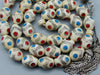 Antique Ivory, Natural Ivory, Mediterranean Ivory, handcarved Ivory, Asien Ivory, Elephant Ivory, Ivory Chain, Ivory necklace, Ivory Rosary, Rosary beads,  مسبحة, Masbaha, Muslim prayer beads, Sterling Silver