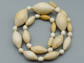 Antique Ivory, Natural Ivory, Ivory Necklace, Mediterranean Ivory, handcarved Ivory, Asien Ivory, Elephant Ivory, Ivory Chain