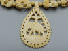 Antique Ivory, Natural Ivory, Ivory Necklace, Mediterranean Ivory, handcarved Ivory, Asien Ivory, Elephant Ivory, Ivory Chain, Ivory Pendant