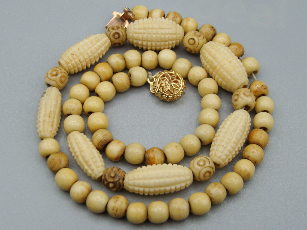 Antique Ivory, Natural Ivory, Ivory Necklace, Mediterranean Ivory, handcarved Ivory, Asien Ivory, Elephant Ivory, Ivory Chain