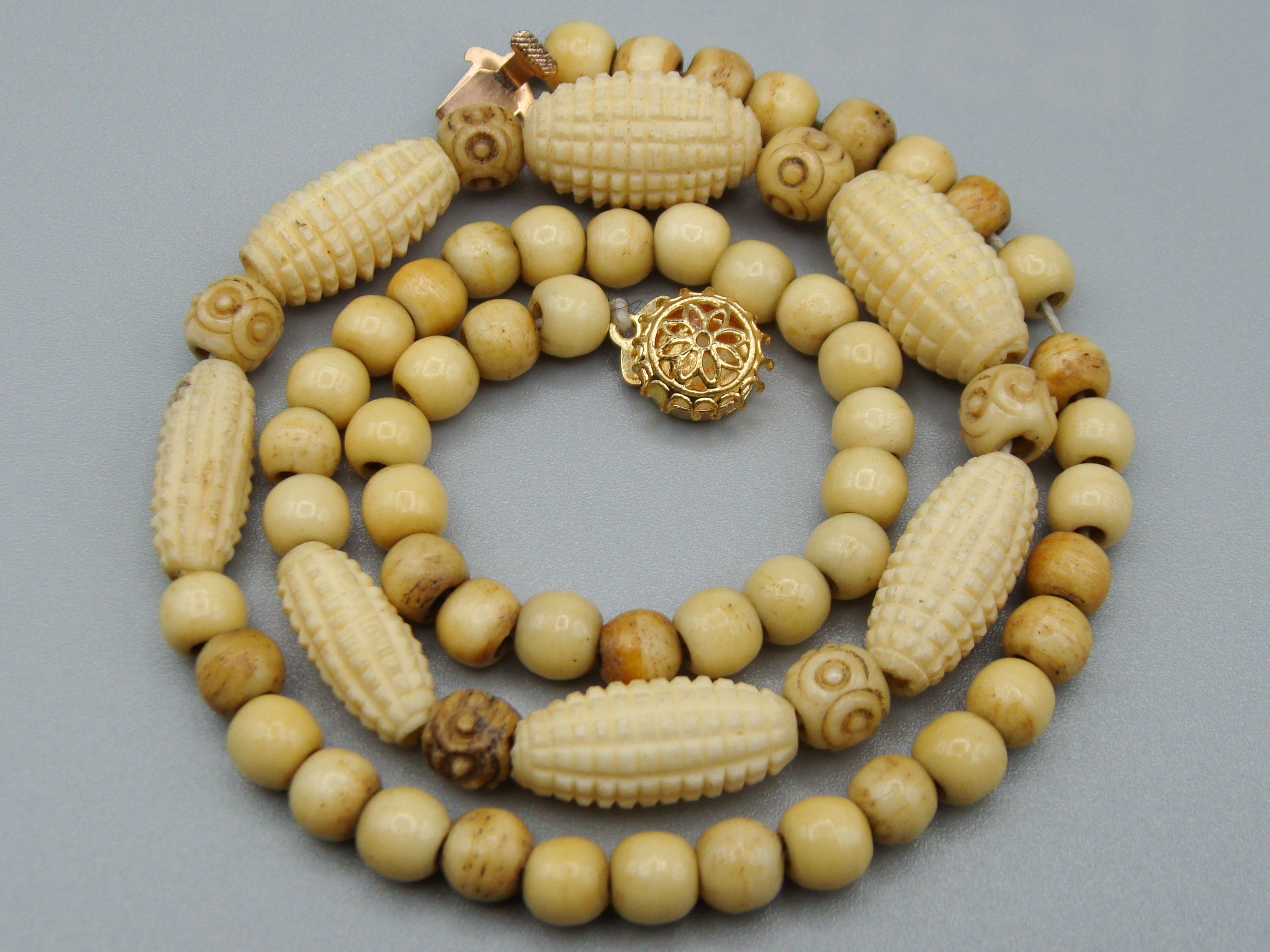 Antique Ivory, Natural Ivory, Ivory Necklace, Mediterranean Ivory, handcarved Ivory, Asien Ivory, Elephant Ivory, Ivory Chain
