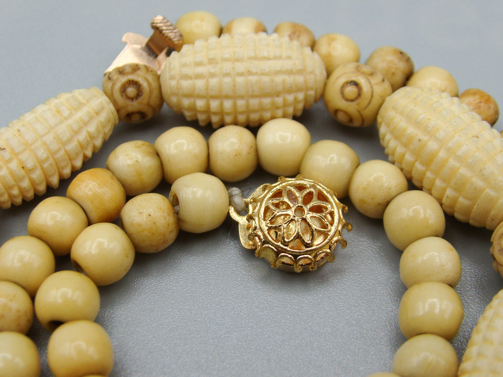 Antique Ivory, Natural Ivory, Ivory Necklace, Mediterranean Ivory, handcarved Ivory, Asien Ivory, Elephant Ivory, Ivory Chain