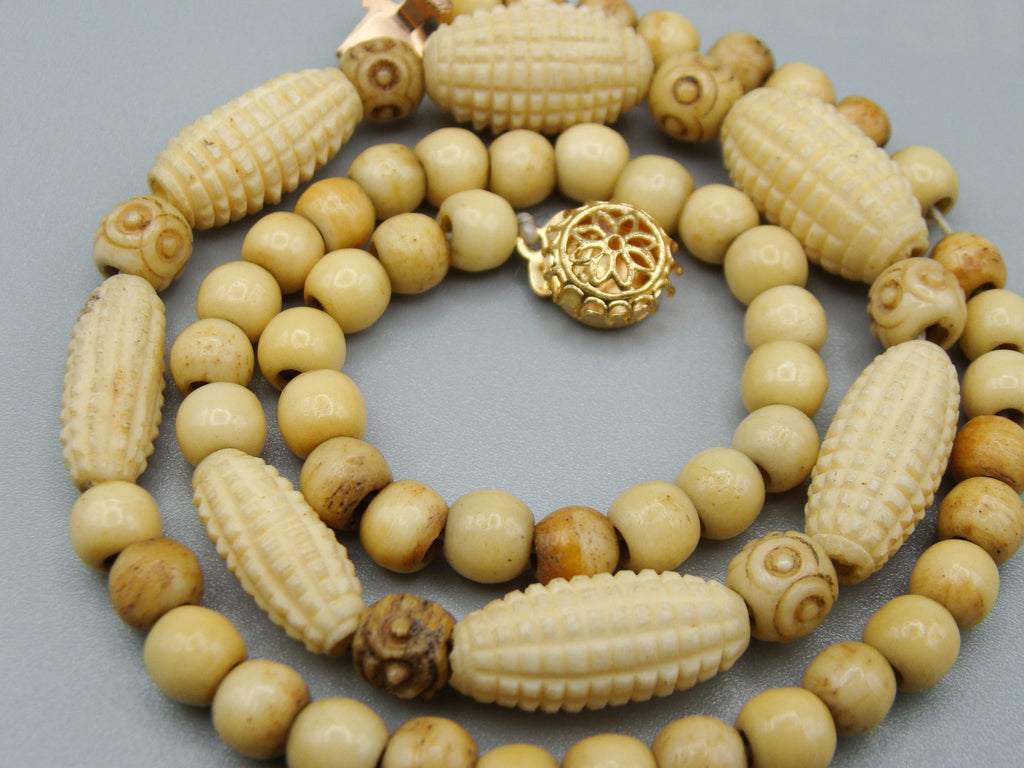 Antique Ivory, Natural Ivory, Ivory Necklace, Mediterranean Ivory, handcarved Ivory, Asien Ivory, Elephant Ivory, Ivory Chain