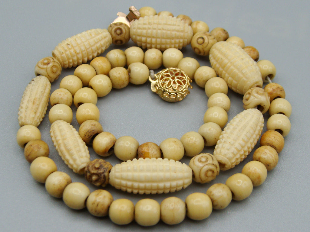 Antique Ivory, Natural Ivory, Ivory Necklace, Mediterranean Ivory, handcarved Ivory, Asien Ivory, Elephant Ivory, Ivory Chain