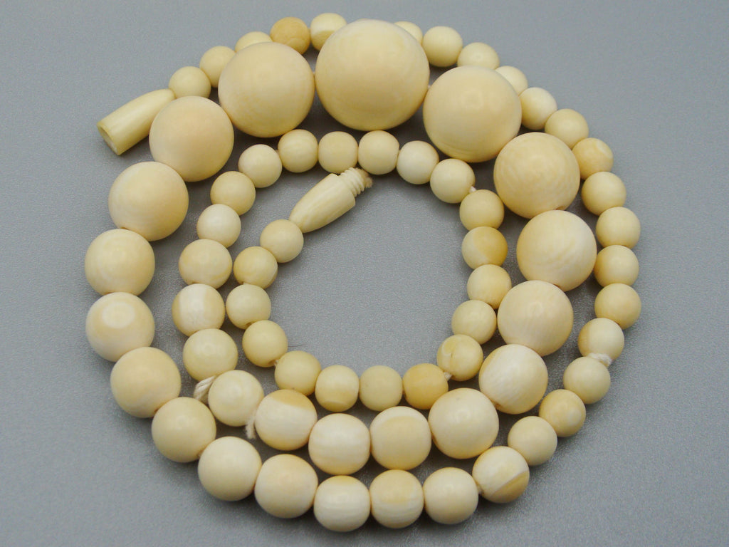 Antique Ivory, Natural Ivory, Ivory Necklace, Mediterranean Ivory, handcarved Ivory, Asien Ivory, Elephant Ivory, Ivory Chain