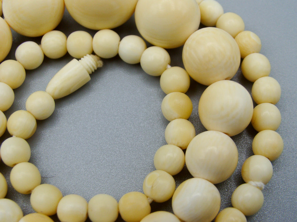 Antique Ivory, Natural Ivory, Ivory Necklace, Mediterranean Ivory, handcarved Ivory, Asien Ivory, Elephant Ivory, Ivory Chain