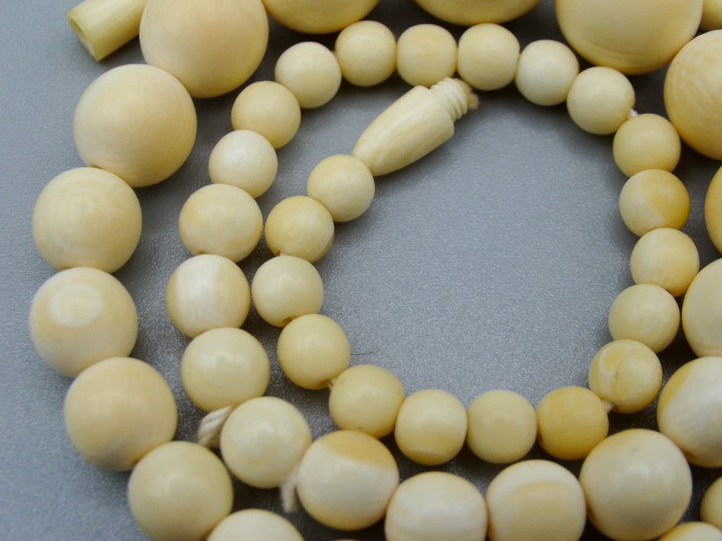 Antique Ivory, Natural Ivory, Ivory Necklace, Mediterranean Ivory, handcarved Ivory, Asien Ivory, Elephant Ivory, Ivory Chain