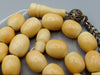 Antique Ivory, Natural Ivory, Mediterranean Ivory, handcarved Ivory, Asien Ivory, Elephant Ivory, Ivory Chain, Ivory necklace, Ivory Rosary, Rosary beads,  مسبحة, Masbaha, Muslim prayer beads, Sterling Silver