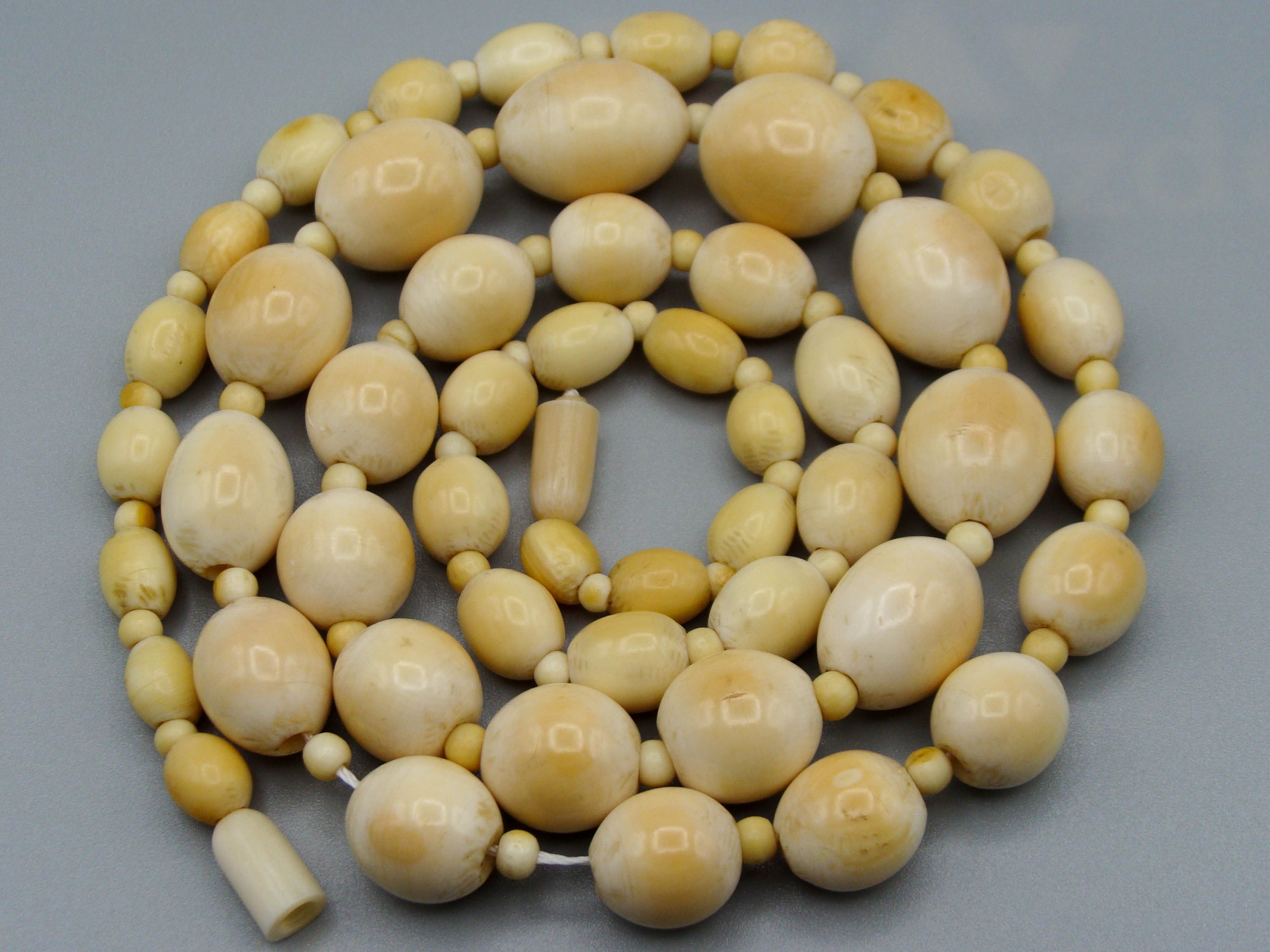 Antique Ivory, Natural Ivory, Ivory Necklace, Mediterranean Ivory, handcarved Ivory, Asien Ivory, Elephant Ivory, Ivory Chain
