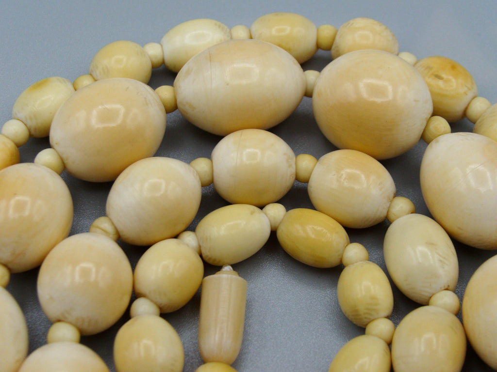 Antique Ivory, Natural Ivory, Ivory Necklace, Mediterranean Ivory, handcarved Ivory, Asien Ivory, Elephant Ivory, Ivory Chain