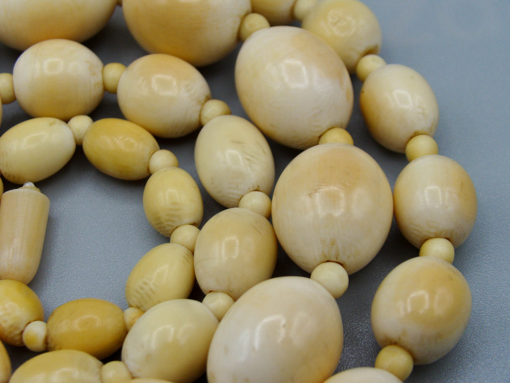 Antique Ivory, Natural Ivory, Ivory Necklace, Mediterranean Ivory, handcarved Ivory, Asien Ivory, Elephant Ivory, Ivory Chain