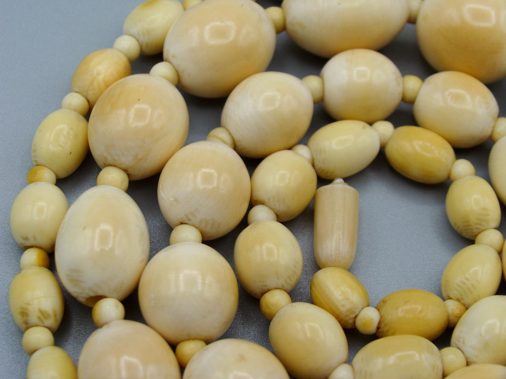 Antique Ivory, Natural Ivory, Ivory Necklace, Mediterranean Ivory, handcarved Ivory, Asien Ivory, Elephant Ivory, Ivory Chain