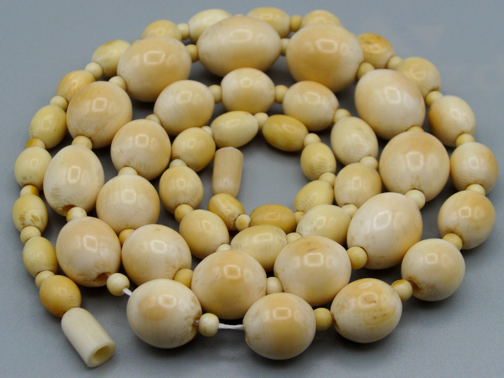 Antique Ivory, Natural Ivory, Ivory Necklace, Mediterranean Ivory, handcarved Ivory, Asien Ivory, Elephant Ivory, Ivory Chain