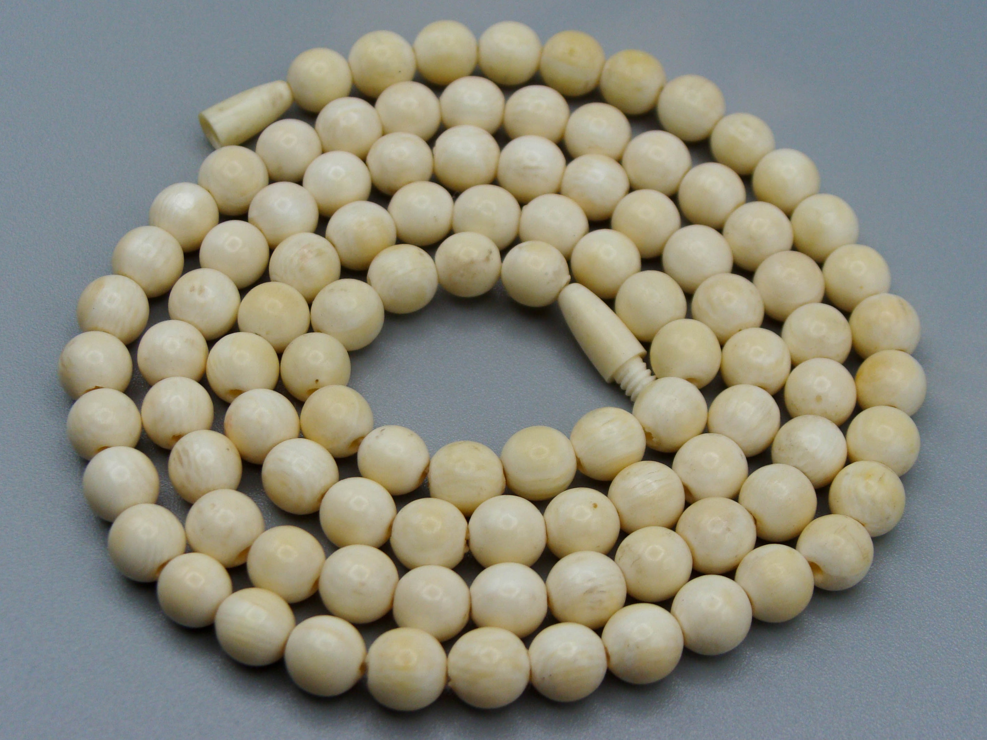 Antique Ivory, Natural Ivory, Ivory Necklace, Mediterranean Ivory, handcarved Ivory, Asien Ivory, Elephant Ivory, Ivory Chain