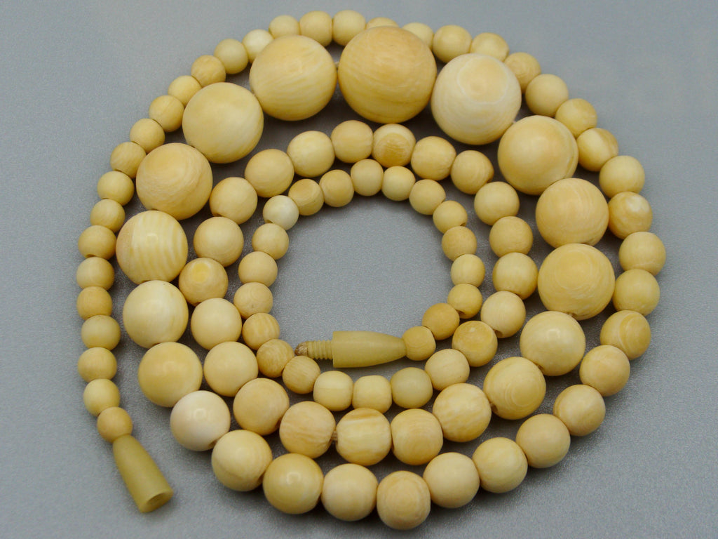 Antique Ivory, Natural Ivory, Ivory Necklace, Mediterranean Ivory, handcarved Ivory, Asien Ivory, Elephant Ivory, Ivory Chain