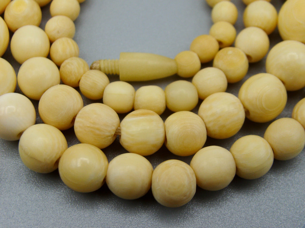 Antique Ivory, Natural Ivory, Ivory Necklace, Mediterranean Ivory, handcarved Ivory, Asien Ivory, Elephant Ivory, Ivory Chain