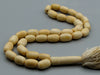 Antique Ivory, Natural Ivory, Mediterranean Ivory, handcarved Ivory, Asien Ivory, Elephant Ivory, Ivory Chain, Ivory necklace, Ivory Rosary, Rosary beads,  مسبحة, Masbaha, Muslim prayer beads