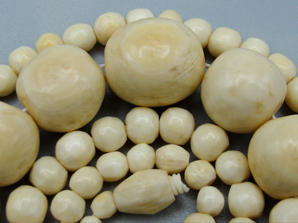 Antique Ivory, Natural Ivory, Ivory Necklace, Mediterranean Ivory, handcarved Ivory, Asien Ivory, Elephant Ivory, Ivory Chain
