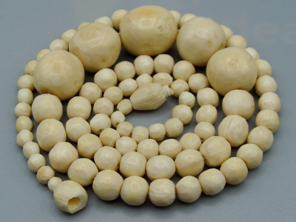 Antique Ivory, Natural Ivory, Ivory Necklace, Mediterranean Ivory, handcarved Ivory, Asien Ivory, Elephant Ivory, Ivory Chain