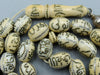 Antique Ivory, Natural Ivory, Mediterranean Ivory, handcarved Ivory, Asien Ivory, Elephant Ivory, Ivory Chain, Ivory necklace, Ivory Rosary, Rosary beads,  مسبحة, Masbaha, Muslim prayer beads, Sterling Silver