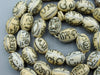 Antique Ivory, Natural Ivory, Mediterranean Ivory, handcarved Ivory, Asien Ivory, Elephant Ivory, Ivory Chain, Ivory necklace, Ivory Rosary, Rosary beads,  مسبحة, Masbaha, Muslim prayer beads, Sterling Silver