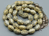 Antique Ivory, Natural Ivory, Mediterranean Ivory, handcarved Ivory, Asien Ivory, Elephant Ivory, Ivory Chain, Ivory necklace, Ivory Rosary, Rosary beads,  مسبحة, Masbaha, Muslim prayer beads, Sterling Silver