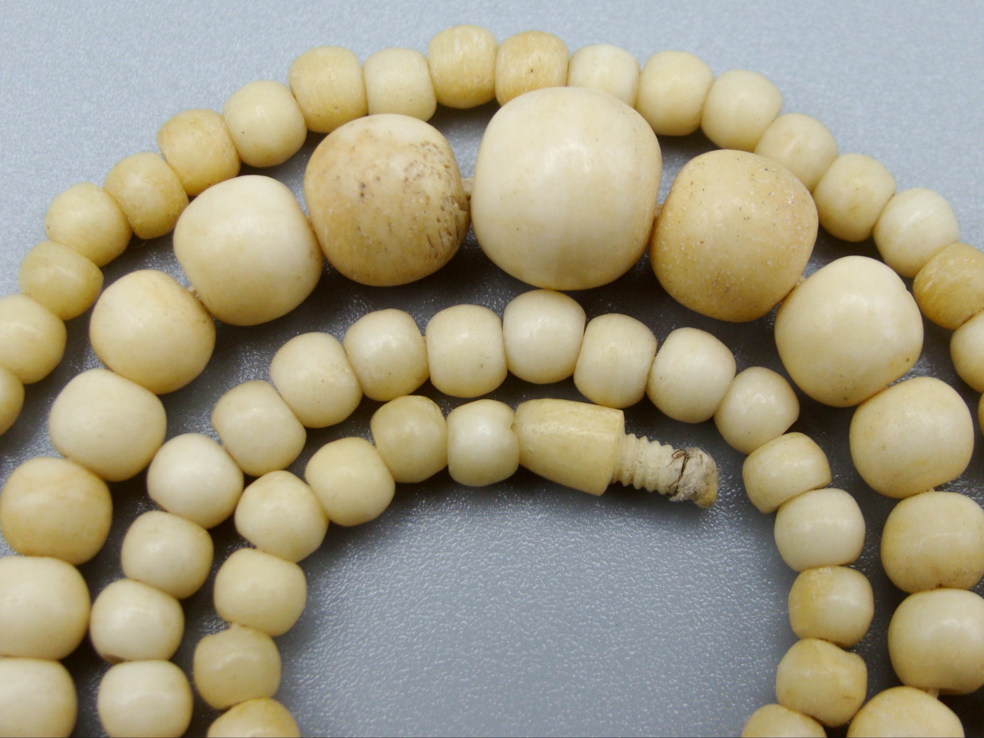 Antique Bone, Natural Bone, Animal bone, Bone necklace, Mediterranean bone, handcarved bone, Asien bone