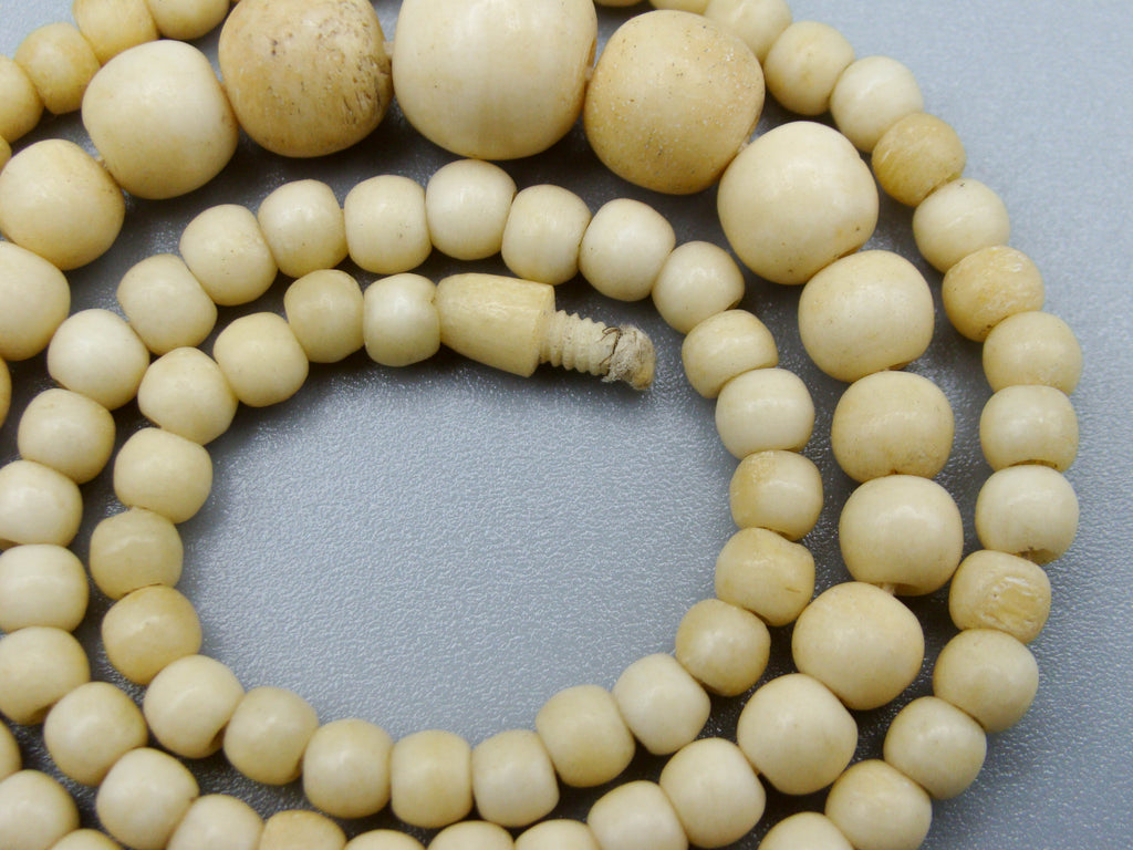Antique Bone, Natural Bone, Animal bone, Bone necklace, Mediterranean bone, handcarved bone, Asien bone