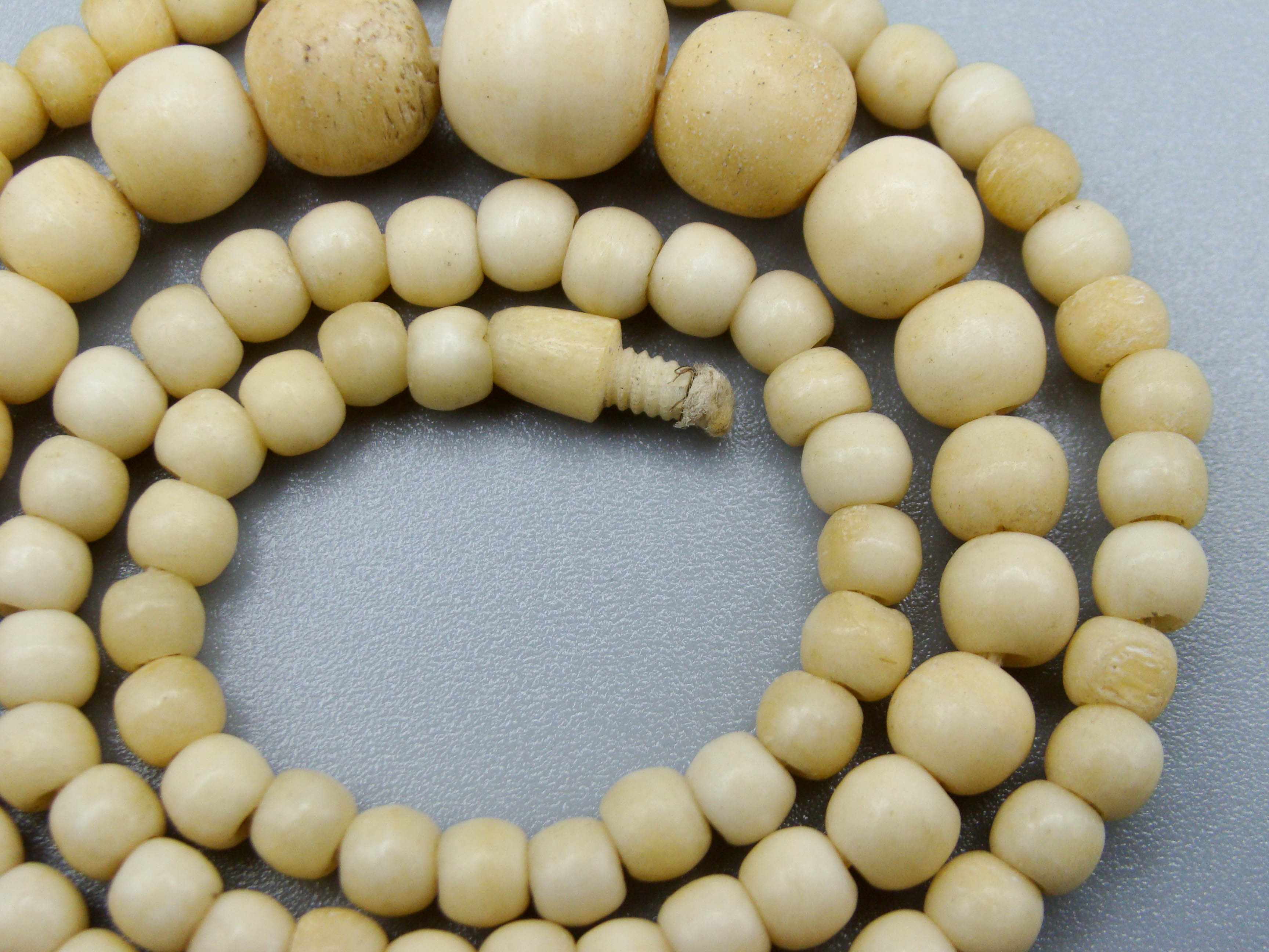 Antique Bone, Natural Bone, Animal bone, Bone necklace, Mediterranean bone, handcarved bone, Asien bone