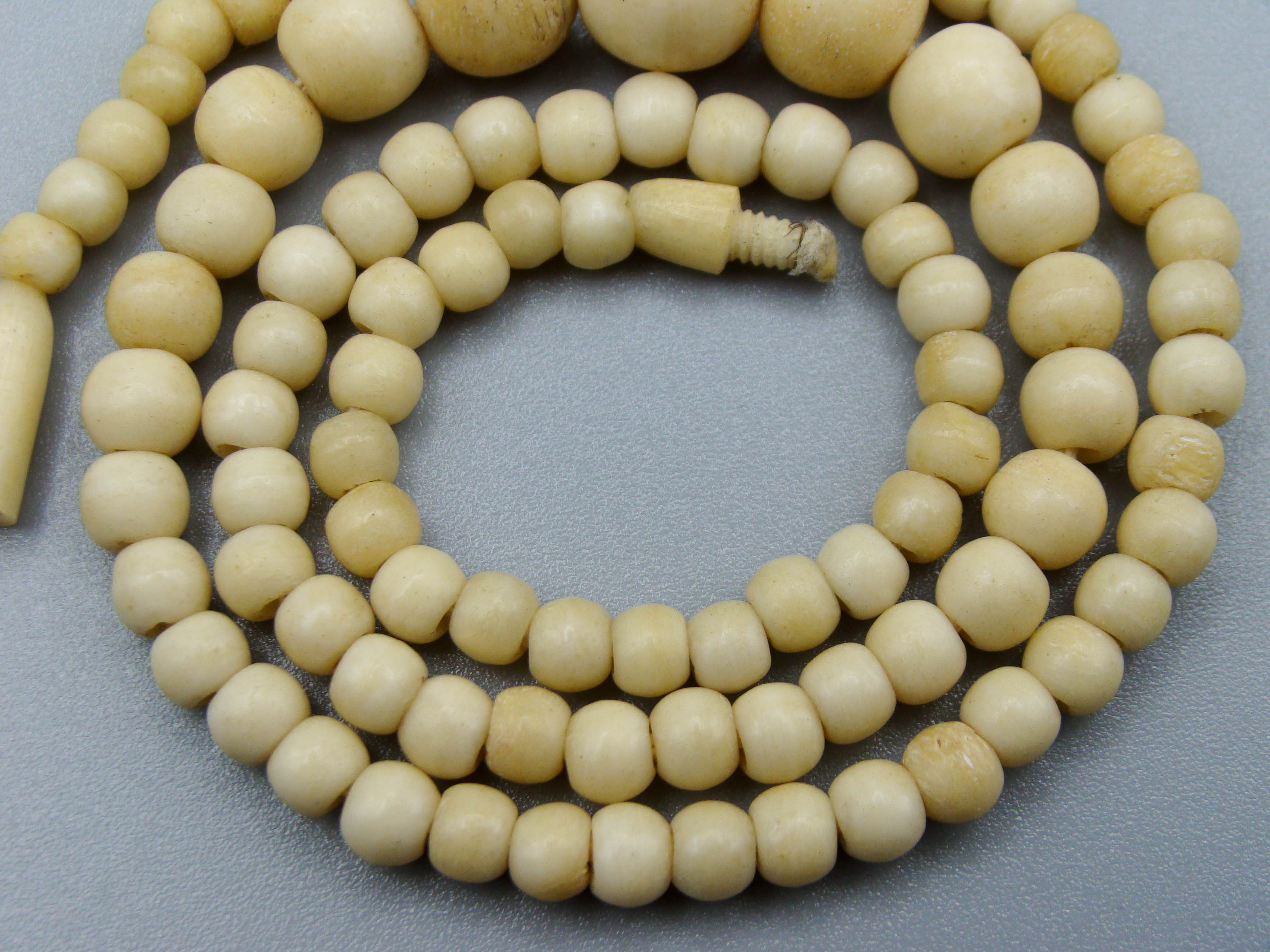 Antique Bone, Natural Bone, Animal bone, Bone necklace, Mediterranean bone, handcarved bone, Asien bone