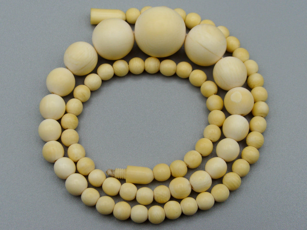 Antique Ivory, Natural Ivory, Ivory Necklace, Mediterranean Ivory, handcarved Ivory, Asien Ivory, Elephant Ivory, Ivory Chain