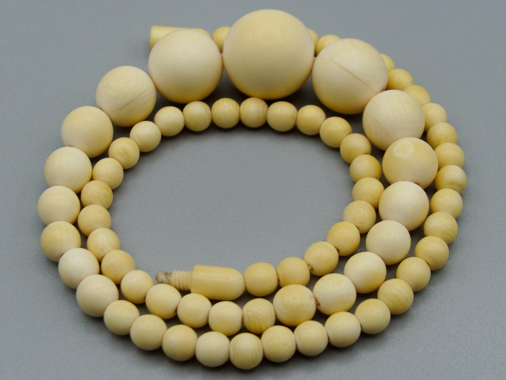 Antique Ivory, Natural Ivory, Ivory Necklace, Mediterranean Ivory, handcarved Ivory, Asien Ivory, Elephant Ivory, Ivory Chain