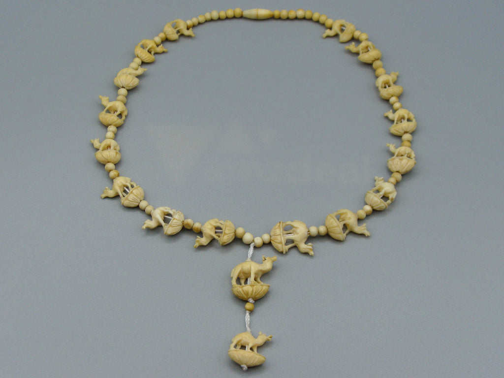 Antique Ivory, Natural Ivory, Ivory Necklace, Mediterranean Ivory, handcarved Ivory, Asien Ivory, Elephant Ivory, Ivory Chain