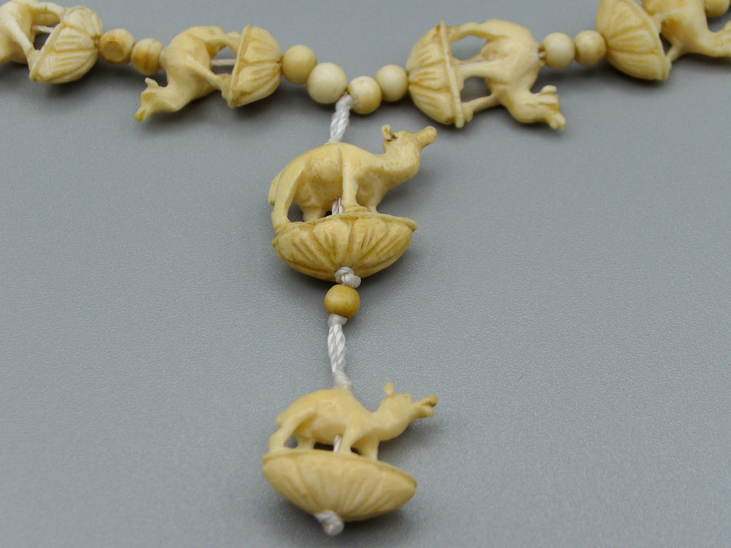 Antique Ivory, Natural Ivory, Ivory Necklace, Mediterranean Ivory, handcarved Ivory, Asien Ivory, Elephant Ivory, Ivory Chain