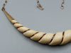 Antique Ivory, Natural Ivory, Ivory Necklace, Mediterranean Ivory, handcarved Ivory, Asien Ivory, Elephant Ivory, Ivory Chain, 18 Karat Gold
