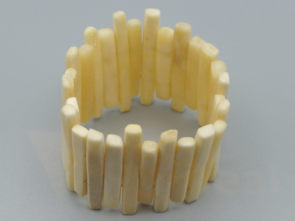 Antique Bone, Natural Bone, Animal bone, Bone bracelet, Mediterranean bone, handcarved bone, Asien bone