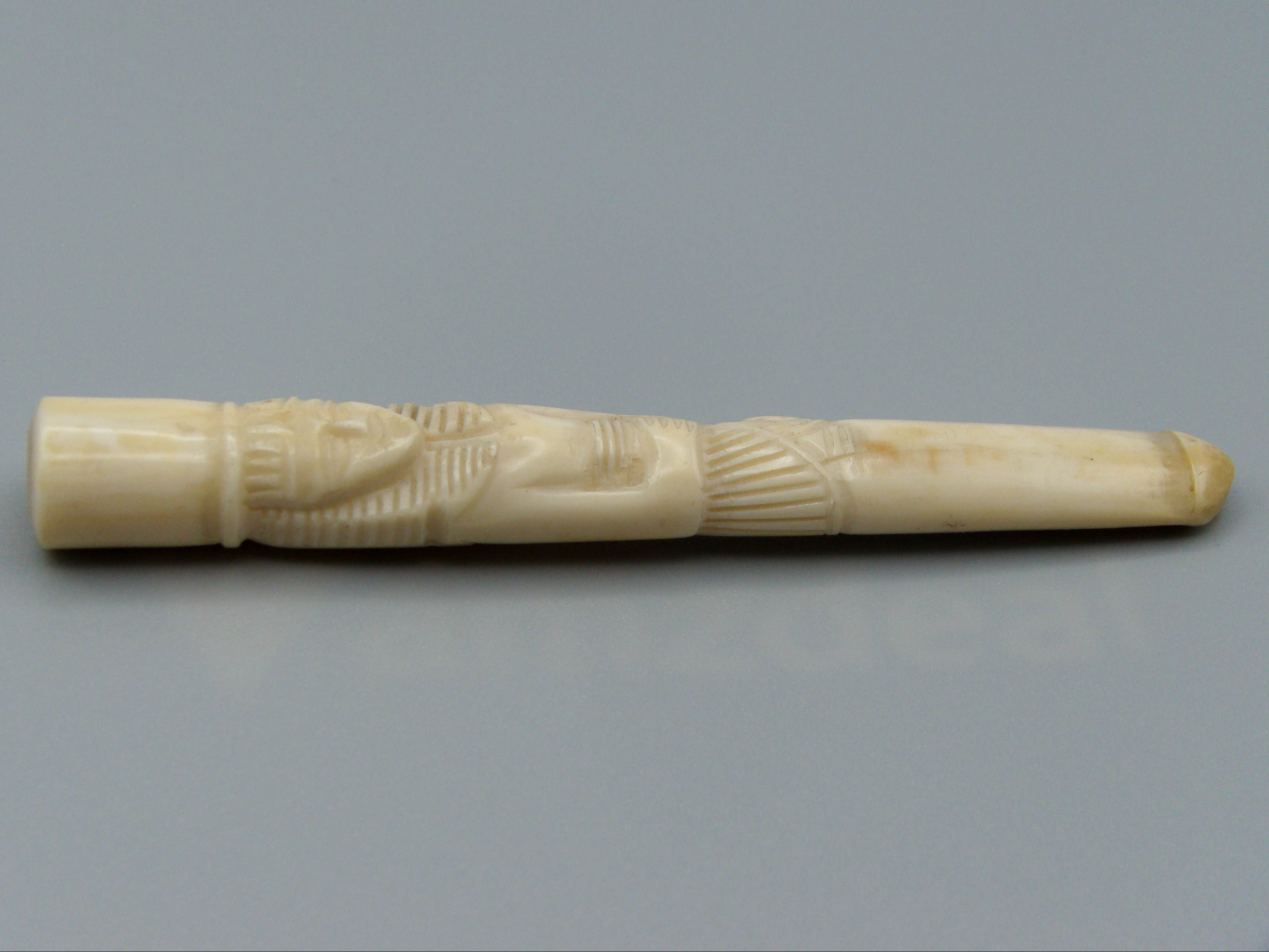 Antique Ivory, Natural Ivory, Ivory Mouthpiece, Mediterranean Ivory, handcarved Ivory, Asien Ivory, Elephant Ivory