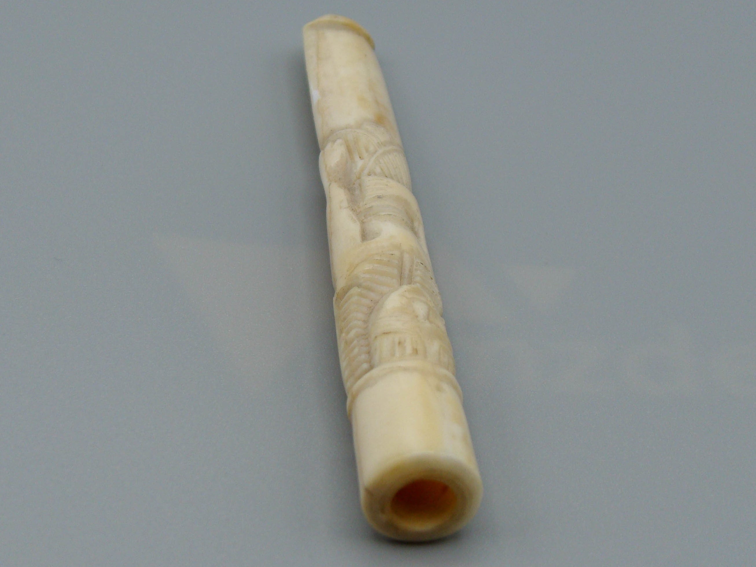 Antique Ivory, Natural Ivory, Ivory Mouthpiece, Mediterranean Ivory, handcarved Ivory, Asien Ivory, Elephant Ivory